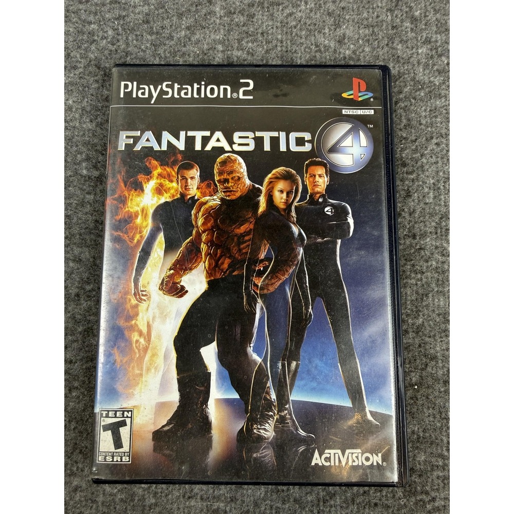 Fantastic Four Sony PlayStation 2 PS2 Game Activision T NTSC-U/C 2005 CIB Action
